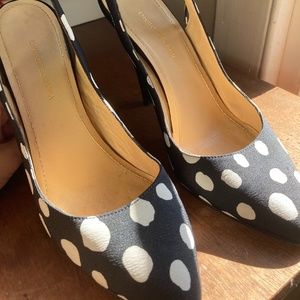 Charlotte Olympia Kabuki Polka Dot Heels/Pumps